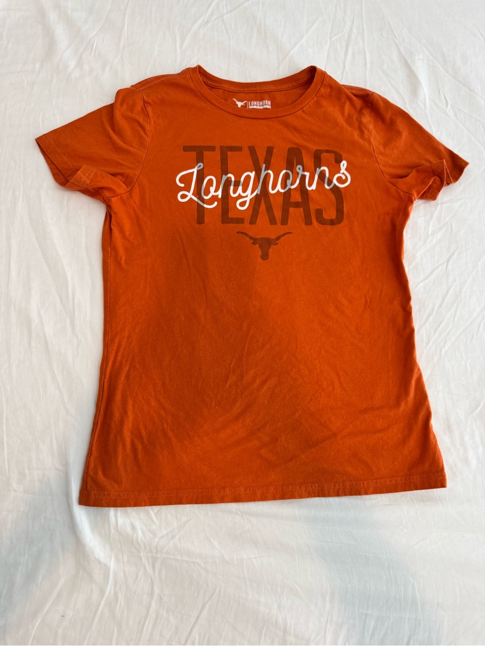 Longhorns Texas Graphic Tee in Burnt Orange - Women's Short Sleeve